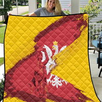 Mermaid of Warsaw Poland Quilt Polish Capital City Grunge Style