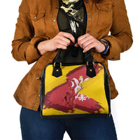 Mermaid of Warsaw Poland Shoulder Handbag Polish Capital City Grunge Style