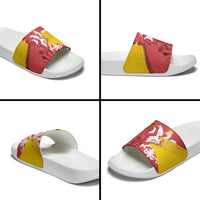 Mermaid of Warsaw Poland Slide Sandals Polish Capital City Grunge Style