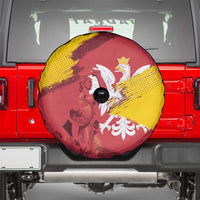 Mermaid of Warsaw Poland Spare Tire Cover Polish Capital City Grunge Style