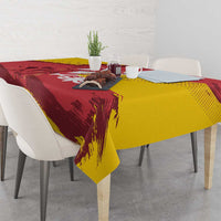 Mermaid of Warsaw Poland Tablecloth Polish Capital City Grunge Style
