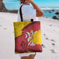 Mermaid of Warsaw Poland Tote Bag Polish Capital City Grunge Style