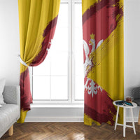 Mermaid of Warsaw Poland Window Curtain Polish Capital City Grunge Style