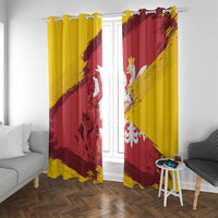 Mermaid of Warsaw Poland Window Curtain Polish Capital City Grunge Style