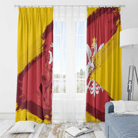 Mermaid of Warsaw Poland Window Curtain Polish Capital City Grunge Style
