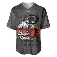 Warsaw Uprising 1944 Poland Baseball Jersey Polish Anchor Kotwica