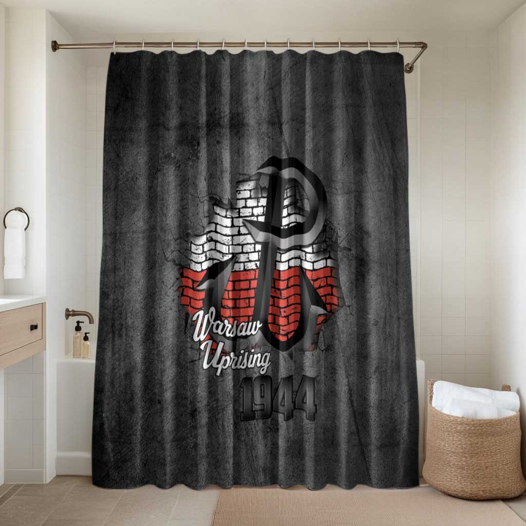 Warsaw Uprising 1944 Poland Bathroom Set Polish Anchor Kotwica