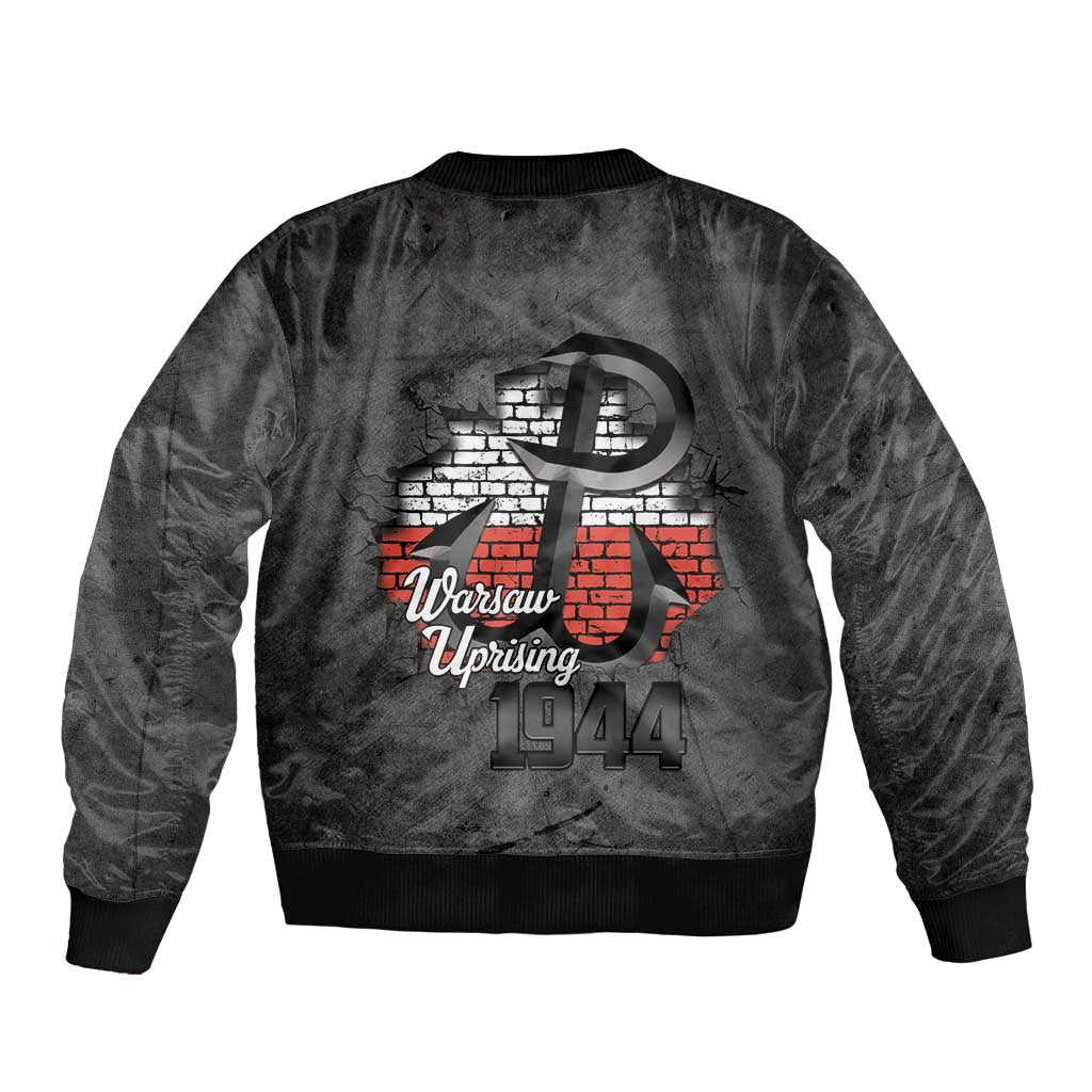Warsaw Uprising 1944 Poland Bomber Jacket Polish Anchor Kotwica