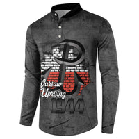 Warsaw Uprising 1944 Poland Button Sweatshirt Polish Anchor Kotwica