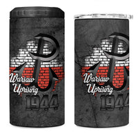 Warsaw Uprising 1944 Poland 4 in 1 Can Cooler Tumbler Polish Anchor Kotwica