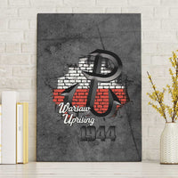 Warsaw Uprising 1944 Poland Canvas Wall Art Polish Anchor Kotwica