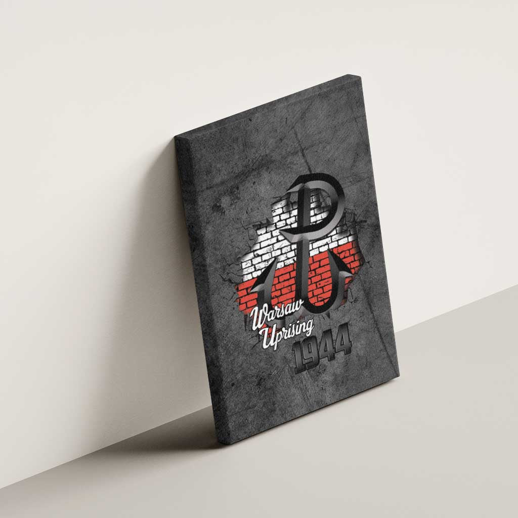 Warsaw Uprising 1944 Poland Canvas Wall Art Polish Anchor Kotwica