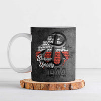 Warsaw Uprising 1944 Poland Ceramic Mug Polish Anchor Kotwica