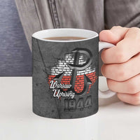 Warsaw Uprising 1944 Poland Ceramic Mug Polish Anchor Kotwica