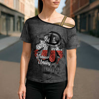Warsaw Uprising 1944 Poland Cross Shoulder Shirt Polish Anchor Kotwica