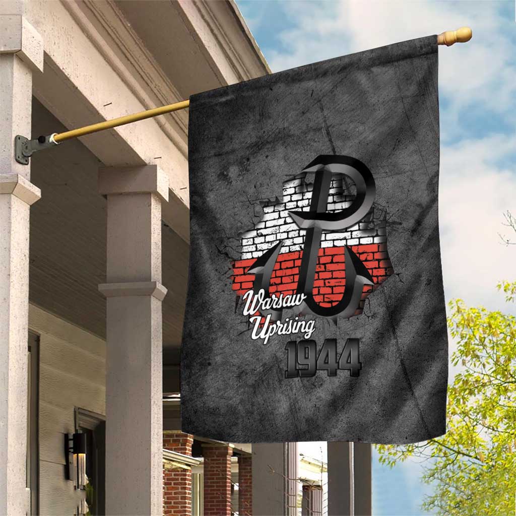 Warsaw Uprising 1944 Poland Garden Flag Polish Anchor Kotwica