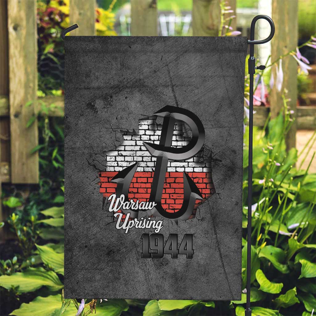 Warsaw Uprising 1944 Poland Garden Flag Polish Anchor Kotwica