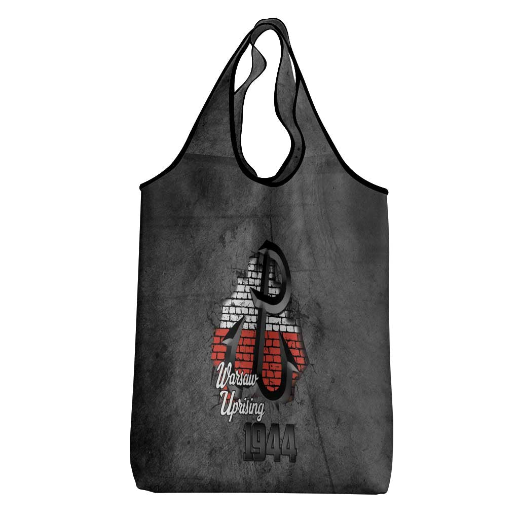 Warsaw Uprising 1944 Poland Grocery Bag Polish Anchor Kotwica