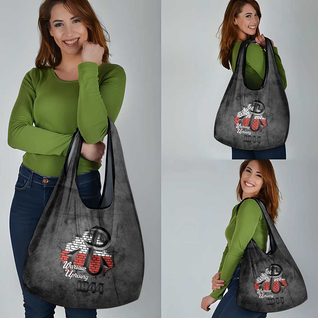 Warsaw Uprising 1944 Poland Grocery Bag Polish Anchor Kotwica