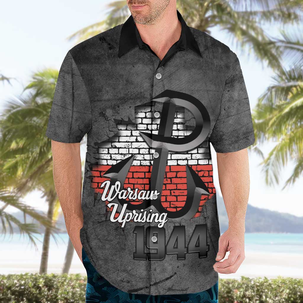 Warsaw Uprising 1944 Poland Hawaiian Shirt Polish Anchor Kotwica