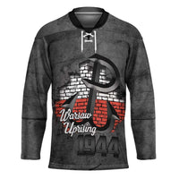 Warsaw Uprising 1944 Poland Hockey Jersey Polish Anchor Kotwica