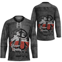 Warsaw Uprising 1944 Poland Hockey Jersey Polish Anchor Kotwica