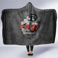 Warsaw Uprising 1944 Poland Hooded Blanket Polish Anchor Kotwica
