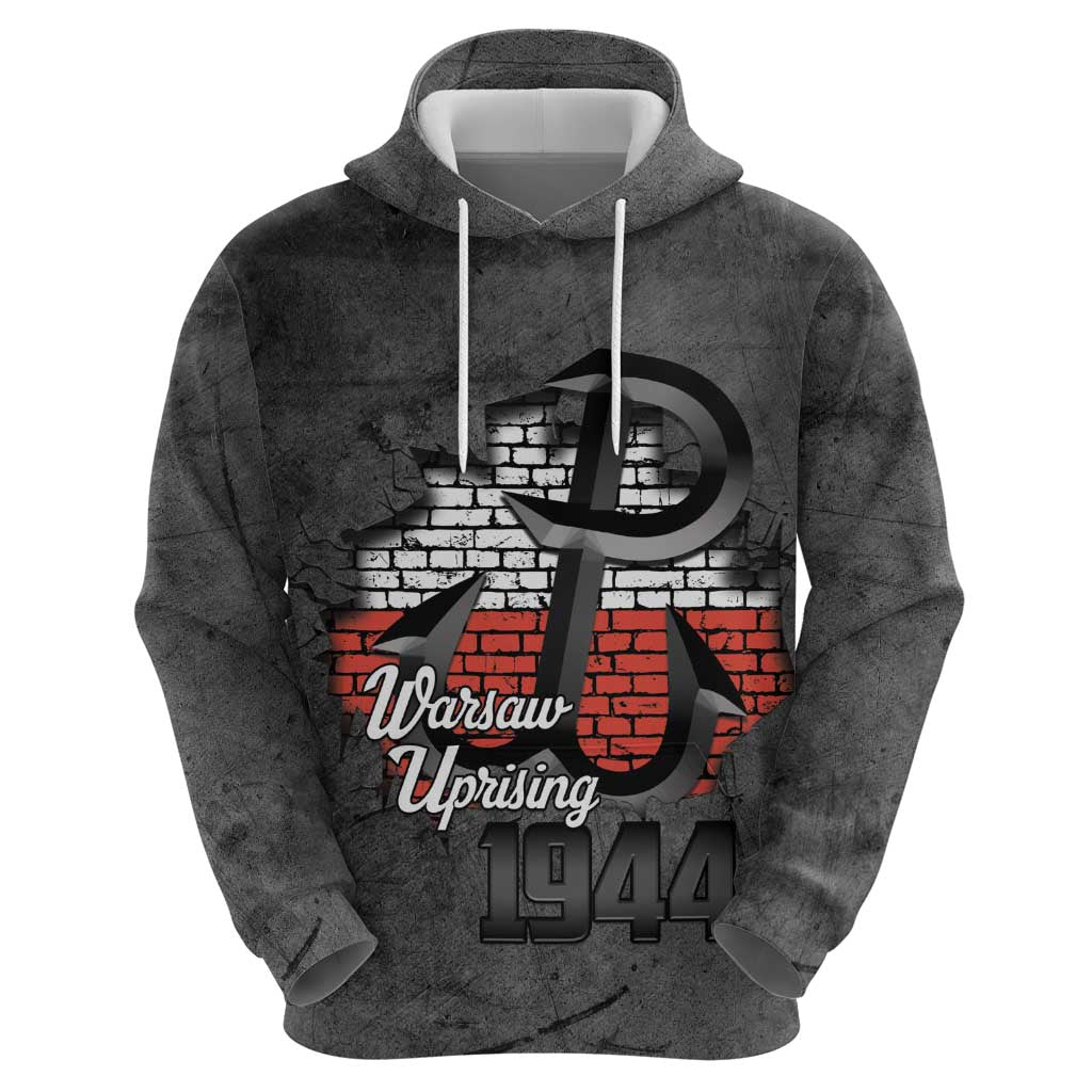Warsaw Uprising 1944 Poland Hoodie Polish Anchor Kotwica