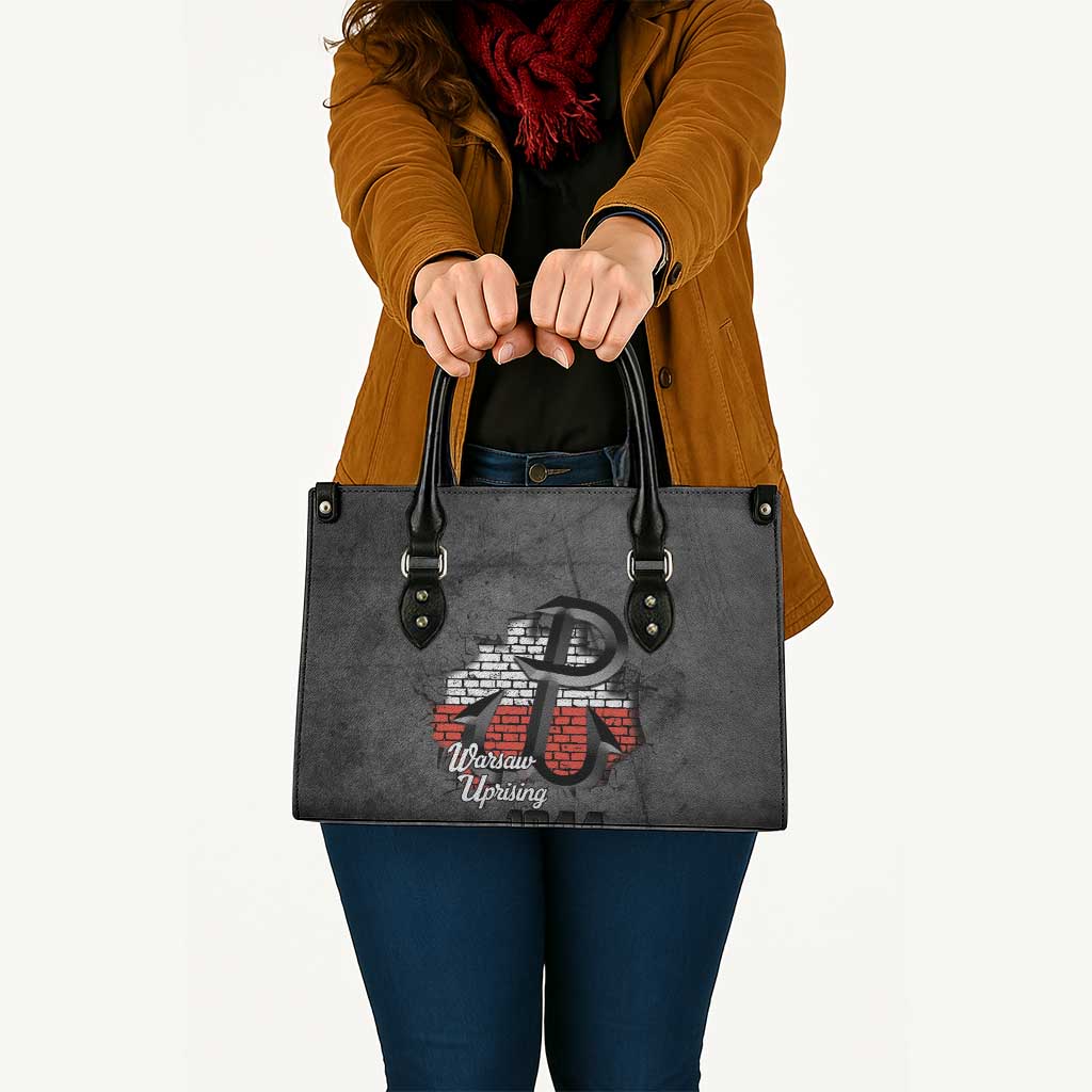 Warsaw Uprising 1944 Poland Leather Bag Polish Anchor Kotwica