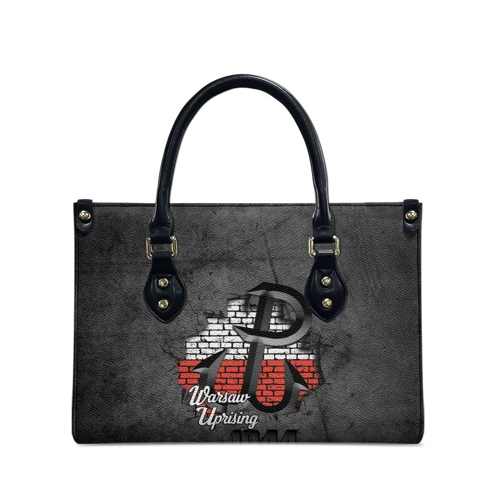 Warsaw Uprising 1944 Poland Leather Bag Polish Anchor Kotwica