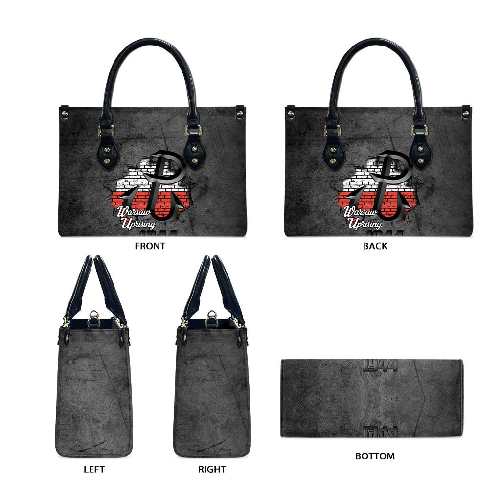 Warsaw Uprising 1944 Poland Leather Bag Polish Anchor Kotwica
