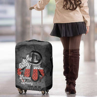 Warsaw Uprising 1944 Poland Luggage Cover Polish Anchor Kotwica