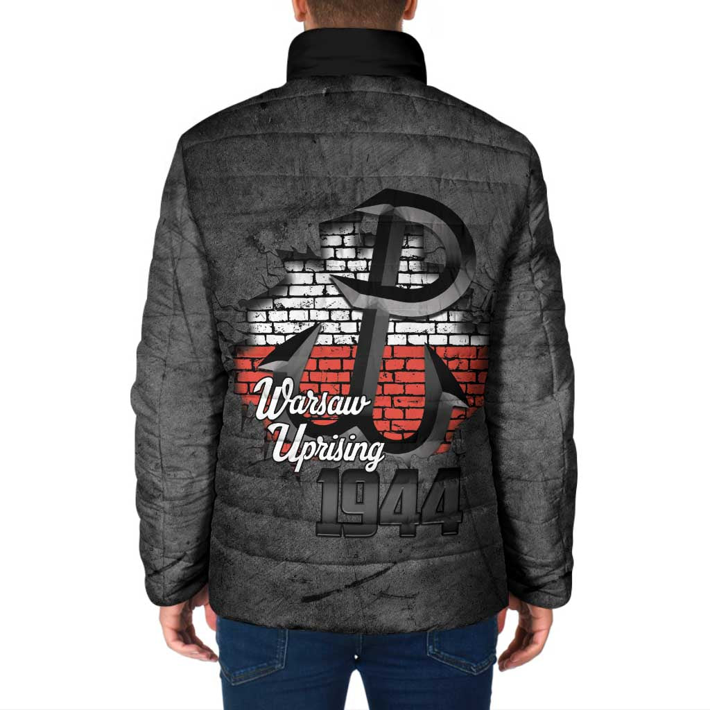 Warsaw Uprising 1944 Poland Padded Jacket Polish Anchor Kotwica