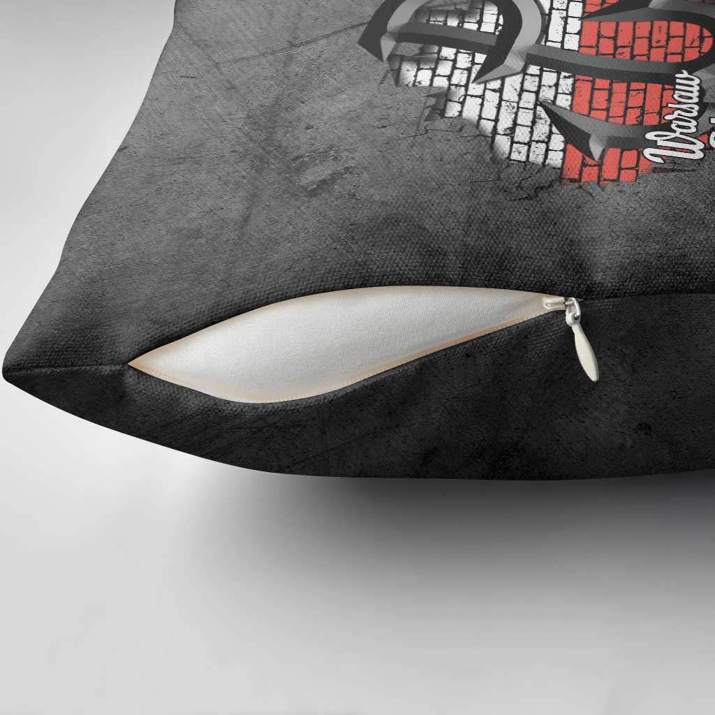 Warsaw Uprising 1944 Poland Pillow Cover Polish Anchor Kotwica