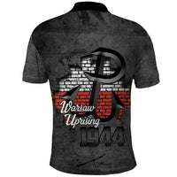 Warsaw Uprising 1944 Poland Polo Shirt Polish Anchor Kotwica