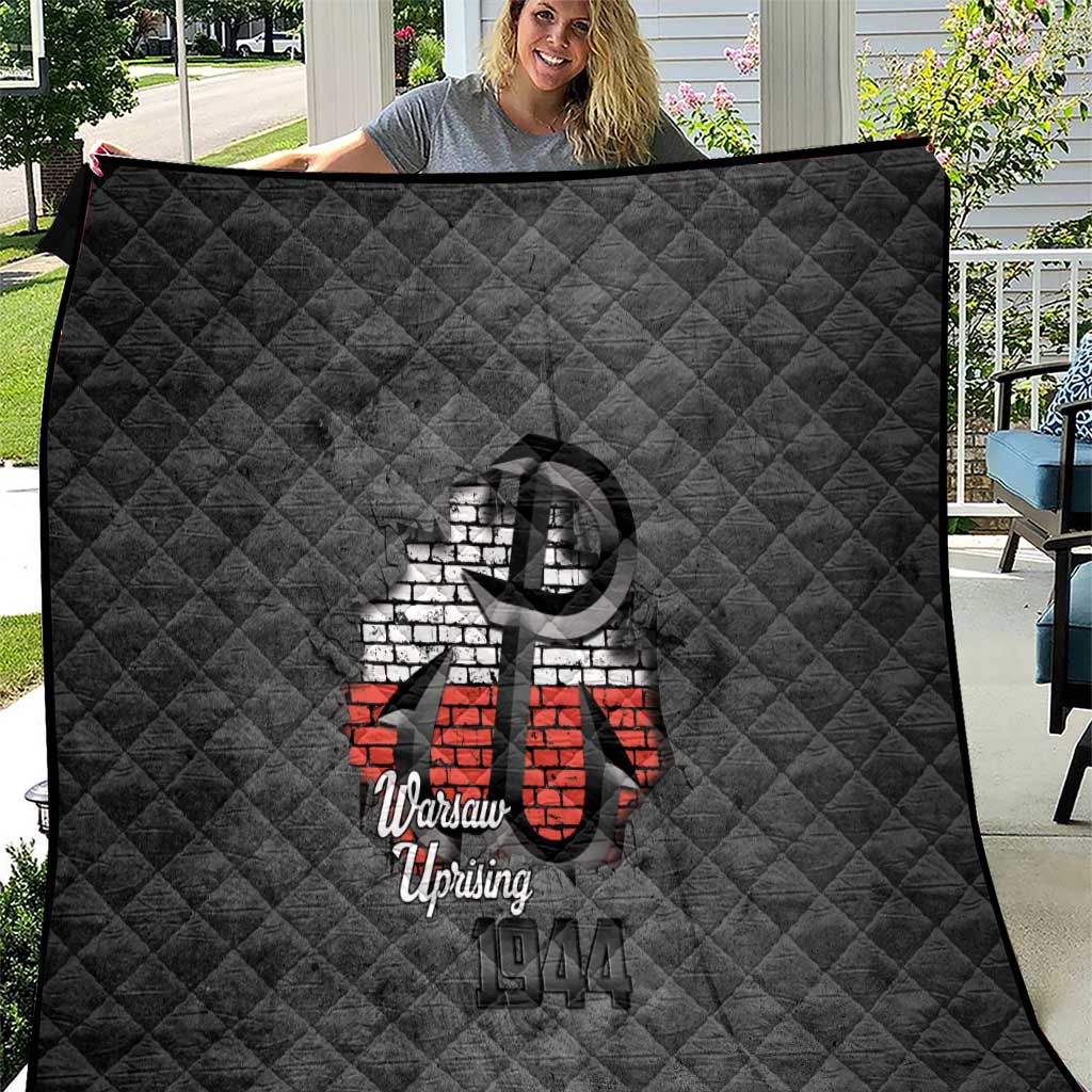 Warsaw Uprising 1944 Poland Quilt Polish Anchor Kotwica