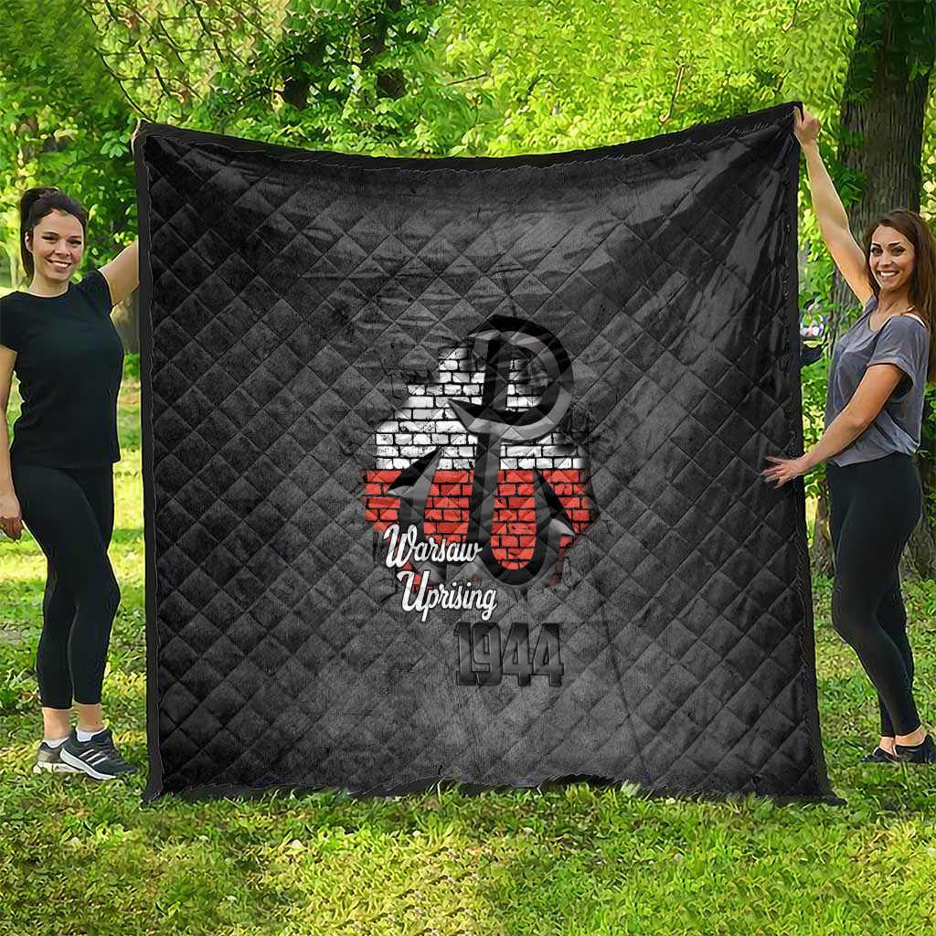 Warsaw Uprising 1944 Poland Quilt Polish Anchor Kotwica