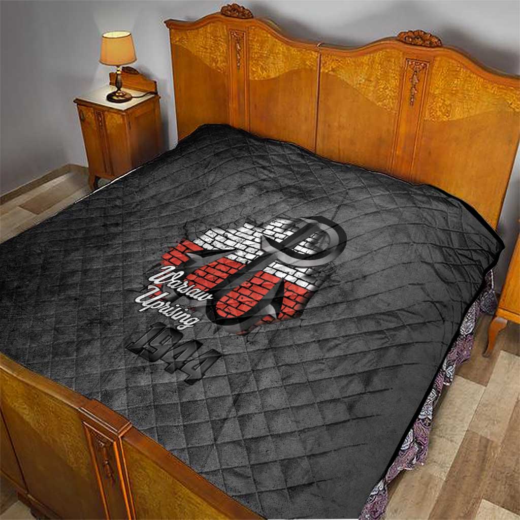 Warsaw Uprising 1944 Poland Quilt Polish Anchor Kotwica