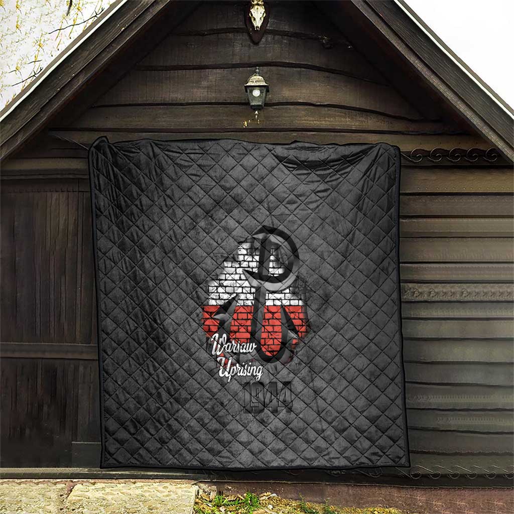 Warsaw Uprising 1944 Poland Quilt Polish Anchor Kotwica