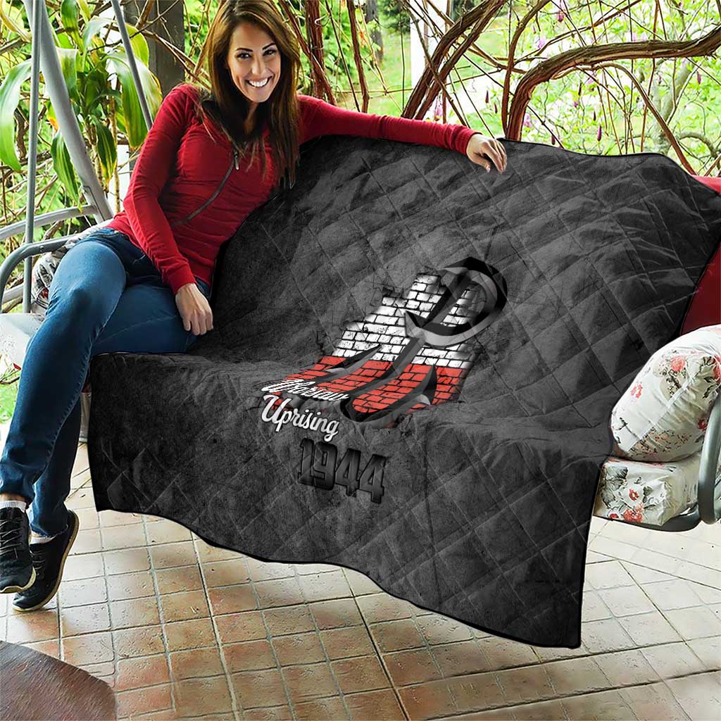 Warsaw Uprising 1944 Poland Quilt Polish Anchor Kotwica