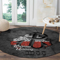 Warsaw Uprising 1944 Poland Round Carpet Polish Anchor Kotwica