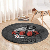 Warsaw Uprising 1944 Poland Round Carpet Polish Anchor Kotwica