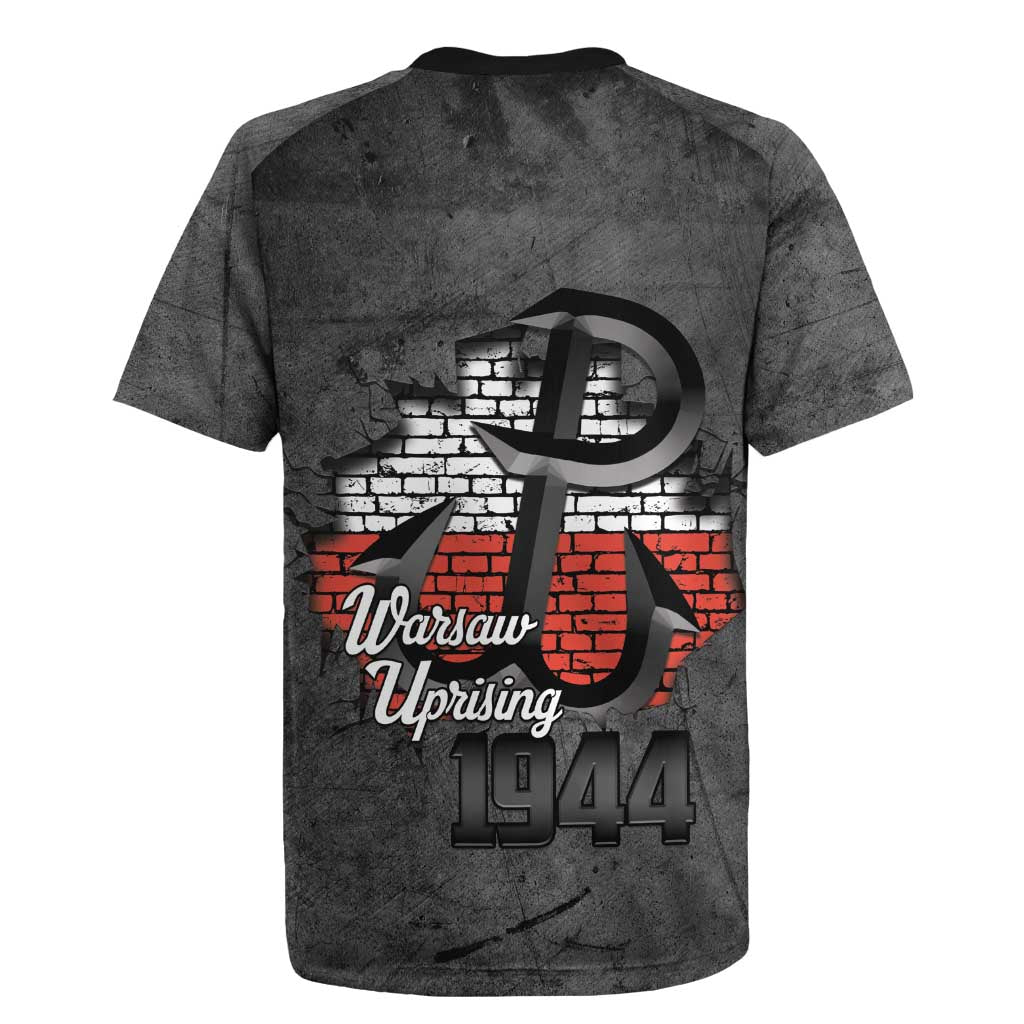 Warsaw Uprising 1944 Poland Rugby Jersey Polish Anchor Kotwica