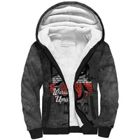 Warsaw Uprising 1944 Poland Sherpa Hoodie Polish Anchor Kotwica