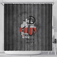 Warsaw Uprising 1944 Poland Shower Curtain Polish Anchor Kotwica