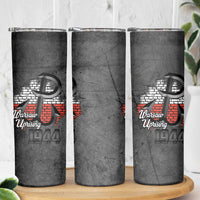 Warsaw Uprising 1944 Poland Skinny Tumbler Polish Anchor Kotwica