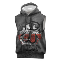 Warsaw Uprising 1944 Poland Sleeveless Hoodie Polish Anchor Kotwica