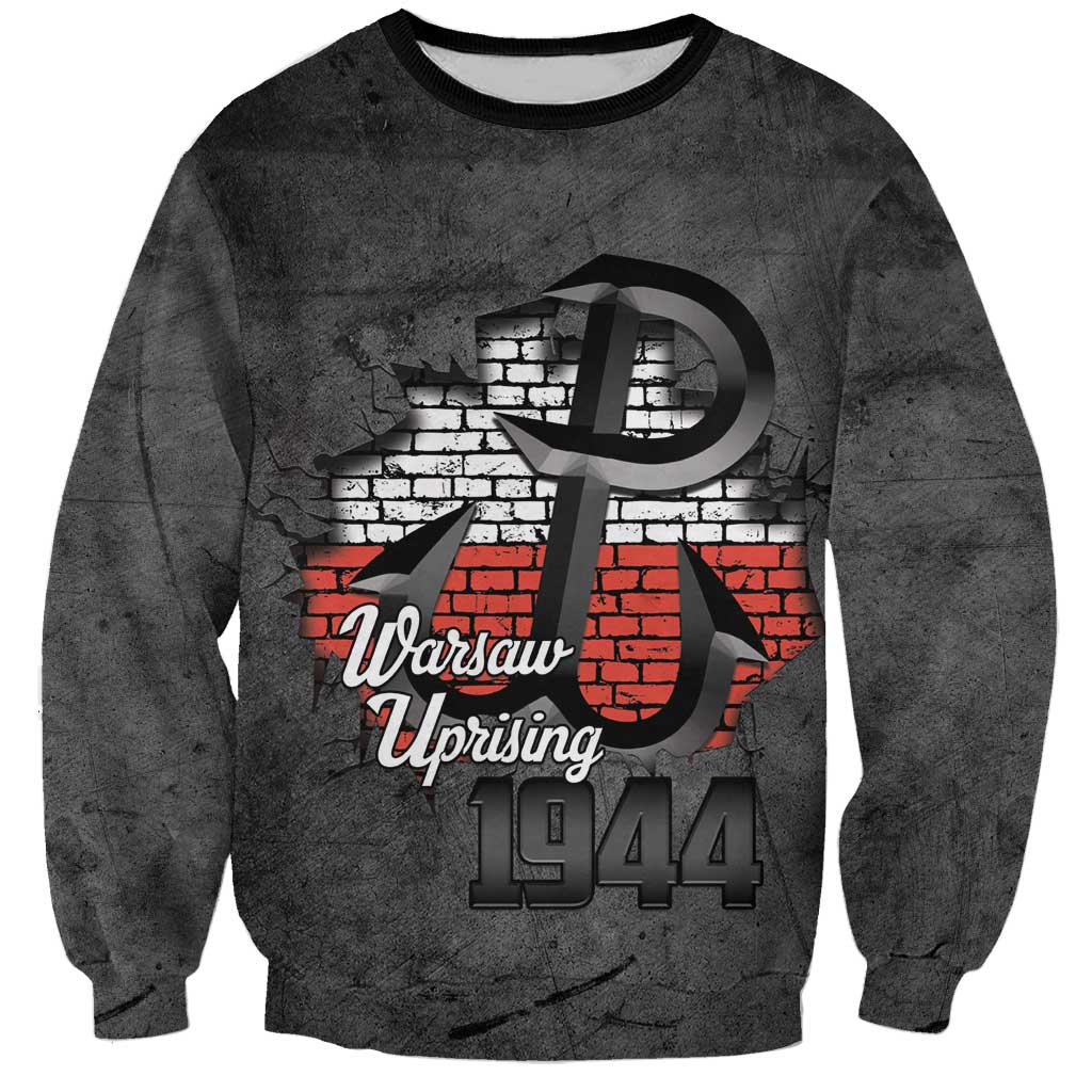 Warsaw Uprising 1944 Poland Sweatshirt Polish Anchor Kotwica