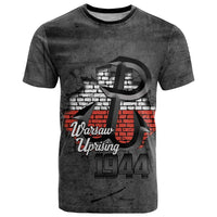 Warsaw Uprising 1944 Poland T Shirt Polish Anchor Kotwica