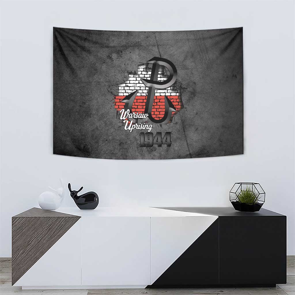 Warsaw Uprising 1944 Poland Tapestry Polish Anchor Kotwica